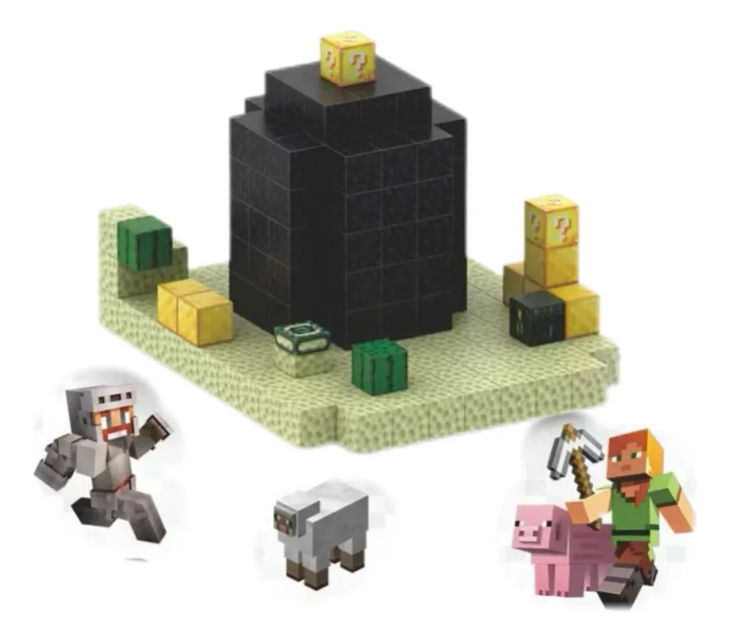 minecraft byggeklodser - Obsidian Endesten Søjle - 192 Klodser