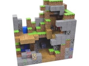 Minegrotten - 375 Klodser + 11 Figurer