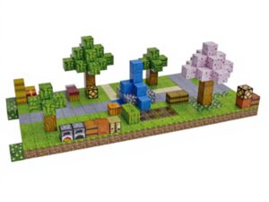 Hemmelige Skovsti - 320 Klodser + 10 Figurer fra Cubecraft.dk