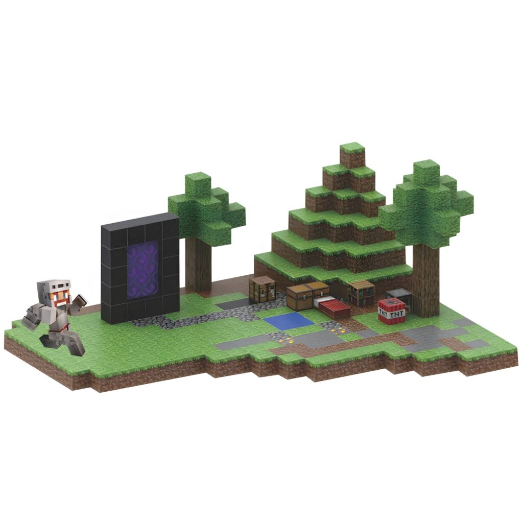 Nether Teleport i Skoven - 384 Klodser + 12 Figurer