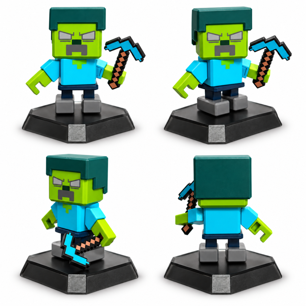 Magnetisk Blocks Pixel Figur – byg, leg og saml Oplev en sjov magnetisk pixel-figur, hvor leg og samlerglæde går hånd i hånd. Figuren har et cool, blokbaseret gaming-look og består af flere dele, der holdes sammen ved hjælp af magneter. Figuren kan skilles ad og samles igen, så arme, ben, krop og andre dele kan tages fra hinanden og sættes sammen. Magneterne gør det både nemt og tilfredsstillende at samle figuren igen og igen. Magnetisk leg og samleobjekt Den magnetiske figur er både sjov at lege med og flot at have stående på værelset eller skrivebordet. Den er derfor oplagt til børn, der elsker pixeluniverser, gaming og byggefigurer, men også til dem, der gerne vil samle på forskellige figurer. Har du flere modeller, kan du skabe din helt egen samling af magnetiske pixel-figurer. Fordele: Magnetisk figur med blok-/pixel-design Kan skilles ad og samles igen De forskellige dele holdes sammen med magneter Sjov kombination af figur, leg og samlerobjekt Flot som dekoration på værelset eller skrivebordet Perfekt til fans af gaming og pixeluniverser Flere forskellige figurer kan samles