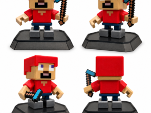 Magnetisk Blocks Pixel Figur – byg, leg og saml Oplev en sjov magnetisk pixel-figur, hvor leg og samlerglæde går hånd i hånd. Figuren har et cool, blokbaseret gaming-look og består af flere dele, der holdes sammen ved hjælp af magneter. Figuren kan skilles ad og samles igen, så arme, ben, krop og andre dele kan tages fra hinanden og sættes sammen. Magneterne gør det både nemt og tilfredsstillende at samle figuren igen og igen. Magnetisk leg og samleobjekt Den magnetiske figur er både sjov at lege med og flot at have stående på værelset eller skrivebordet. Den er derfor oplagt til børn, der elsker pixeluniverser, gaming og byggefigurer, men også til dem, der gerne vil samle på forskellige figurer. Har du flere modeller, kan du skabe din helt egen samling af magnetiske pixel-figurer. Fordele: Magnetisk figur med blok-/pixel-design Kan skilles ad og samles igen De forskellige dele holdes sammen med magneter Sjov kombination af figur, leg og samlerobjekt Flot som dekoration på værelset eller skrivebordet Perfekt til fans af gaming og pixeluniverser Flere forskellige figurer kan samles Produktinformation Højde: 7 cm Materiale: Plast og magneter Anbefalet alder: 3+ år Køb sikkert: CE-godkendt En anderledes og underholdende magnetisk samlefigur, der både kan leges med, skilles ad, samles igen og stå fremme som en del af samlingen.