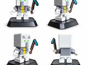 Magnetisk Blocks Pixel Figur - 7 dele