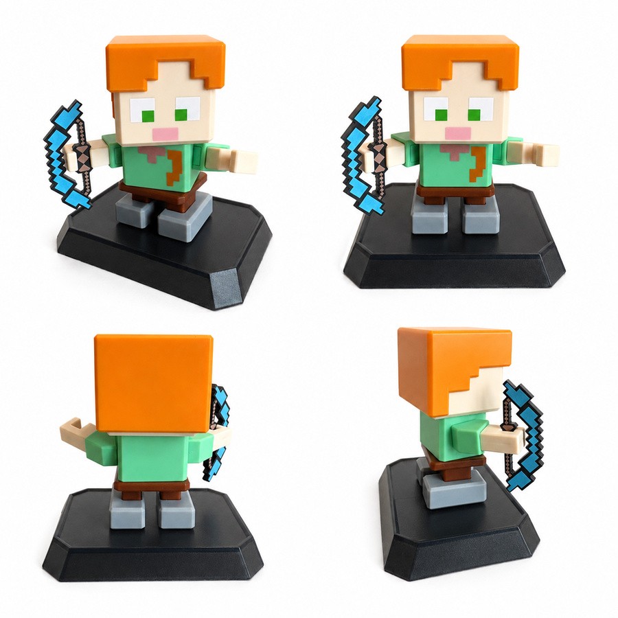 Magnetisk Blocks Pixel Figur – byg, leg og saml Oplev en sjov magnetisk pixel-figur, hvor leg og samlerglæde går hånd i hånd. Figuren har et cool, blokbaseret gaming-look og består af flere dele, der holdes sammen ved hjælp af magneter. Figuren kan skilles ad og samles igen, så arme, ben, krop og andre dele kan tages fra hinanden og sættes sammen. Magneterne gør det både nemt og tilfredsstillende at samle figuren igen og igen. Magnetisk leg og samleobjekt Den magnetiske figur er både sjov at lege med og flot at have stående på værelset eller skrivebordet. Den er derfor oplagt til børn, der elsker pixeluniverser, gaming og byggefigurer, men også til dem, der gerne vil samle på forskellige figurer. Har du flere modeller, kan du skabe din helt egen samling af magnetiske pixel-figurer. Fordele: Magnetisk figur med blok-/pixel-design Kan skilles ad og samles igen De forskellige dele holdes sammen med magneter Sjov kombination af figur, leg og samlerobjekt Flot som dekoration på værelset eller skrivebordet Perfekt til fans af gaming og pixeluniverser Flere forskellige figurer kan samles Produktinformation Højde: 7 cm Materiale: Plast og magneter Anbefalet alder: 3+ år Køb sikkert: CE-godkendt