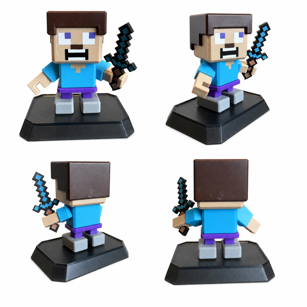 Magnetisk Blocks Pixel Figur – byg, leg og saml Oplev en sjov magnetisk pixel-figur, hvor leg og samlerglæde går hånd i hånd. Figuren har et cool, blokbaseret gaming-look og består af flere dele, der holdes sammen ved hjælp af magneter. Figuren kan skilles ad og samles igen, så arme, ben, krop og andre dele kan tages fra hinanden og sættes sammen. Magneterne gør det både nemt og tilfredsstillende at samle figuren igen og igen. Magnetisk leg og samleobjekt Den magnetiske figur er både sjov at lege med og flot at have stående på værelset eller skrivebordet. Den er derfor oplagt til børn, der elsker pixeluniverser, gaming og byggefigurer, men også til dem, der gerne vil samle på forskellige figurer. Har du flere modeller, kan du skabe din helt egen samling af magnetiske pixel-figurer. Fordele: Magnetisk figur med blok-/pixel-design Kan skilles ad og samles igen De forskellige dele holdes sammen med magneter Sjov kombination af figur, leg og samlerobjekt Flot som dekoration på værelset eller skrivebordet Perfekt til fans af gaming og pixeluniverser Flere forskellige figurer kan samles