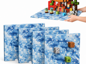4 stk Magnetiske byggeplader med frosttema overflade. Disse magnetiske byggeplader er designet til børn i alderen fra 3 år og er det ideelle tilbehør til magnetiske byggeklodser. Pladerne giver et stabilt fundament for endeløs byggeri og gør det muligt at lave større, højere og mere stabile konstruktioner. Hver bundplade måler 10 x 10 cm og kan rumme op til 25 magnetiske klodser på byggefladen, hvilket giver rigelig plads til, at børn kan bygge og udvide deres designs. Sættet indeholder 4 stk bundplader med frosttema, som nemt kan sættes sammen med spænder til en plade på hele 20 x 20 cm. Bundpladerne er med magnetgrip i bunden, som sikrer et godt magnetisk greb, der holder klodserne sikkert på plads. Fremstillet i plast af høj kvalitet med glatte og afrundede kanter er bundpladerne både holdbare, lette og sikre at lege med for børn over 3 år. Perfekt til timevis af fantasifuld og lærerig byggesjov, hvor børn samtidig forbedrer fokus, tålmodighed og finmotorik. De forbedrer kreativt byggeri, øger legetiden og giver endnu flere muligheder for sjov og udviklende leg.
